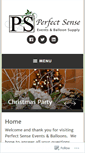 Mobile Screenshot of perfectsenseevents.ca